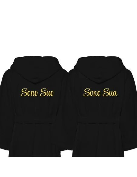 Accappatoio Lui e Lei LineaBlu art. Sono Suo e Sono Sua Ricamato