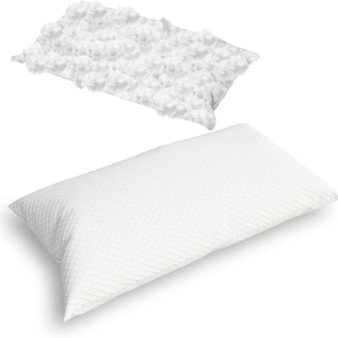 Cuscino da Letto Trapuntato Re Chiaro art. Fiocco di Neve 2