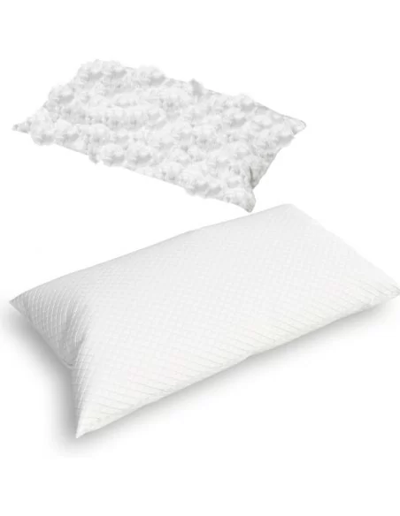 Cuscino da Letto Trapuntato Re Chiaro art. Fiocco di Neve