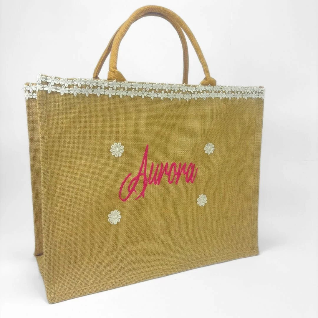 Borsa Mare Personalizzata LineaBlu art. Juta Beige