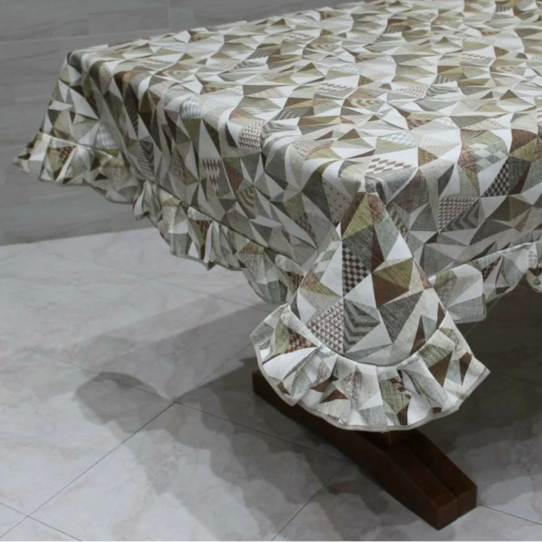 Tovaglia Plastificata con Volant Maratex art. Triangolo