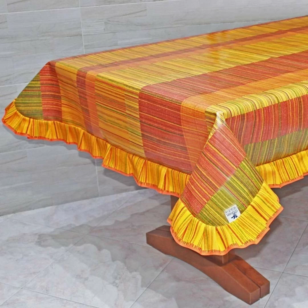 Tovaglia Plastificata con Volant Maratex art. Missoni