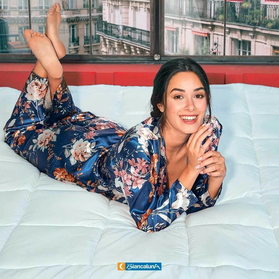 Topper Materasso Correttore Biancaluna 7cm con...