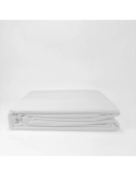 Coprimaterasso con cerniera in cotone rigato LineaBlu Stripe