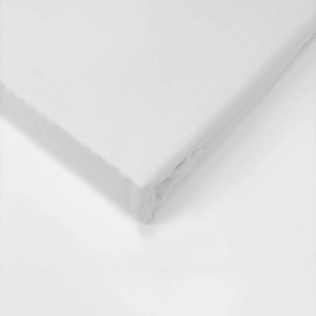 Coprimaterasso con cerniera in cotone rigato...