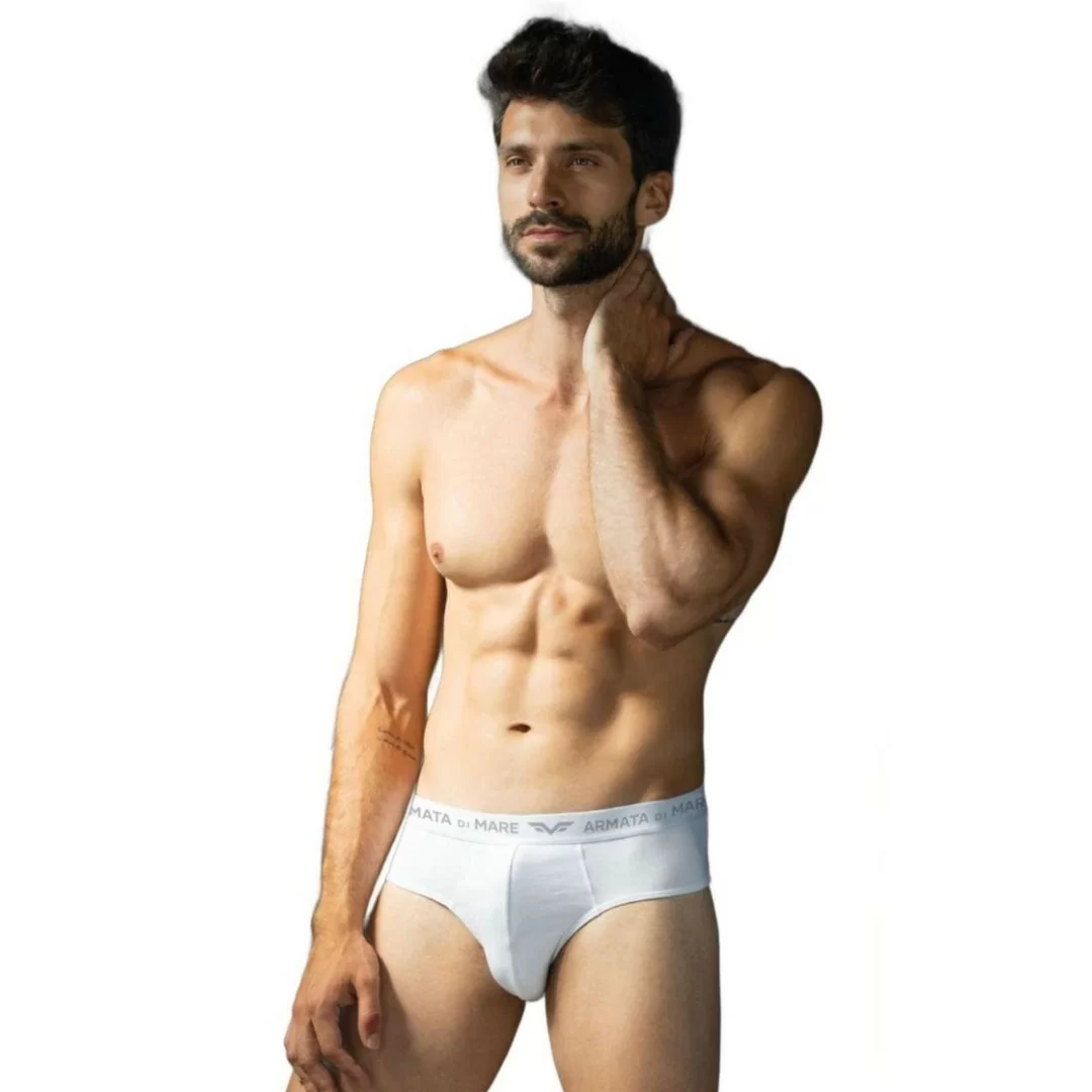 Slip Uomo in Cotone Armata di Mare GT102 set 6...