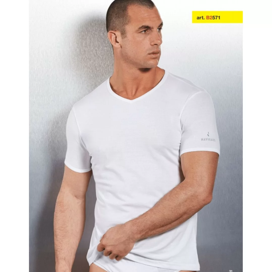 Maglia Intima Uomo Cotone Navigare 571 set 3 pezzi