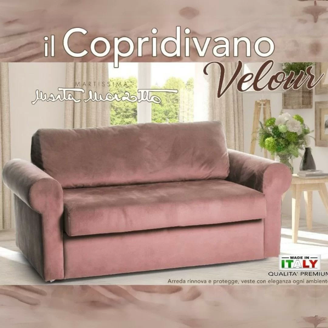 Copridivano in velluto Marta Marzotto art. Velour