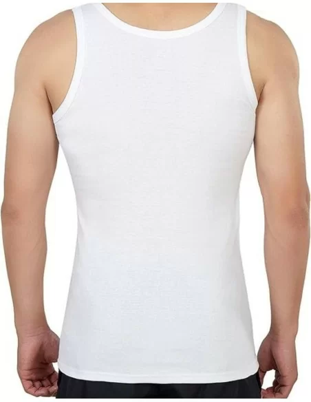 Canotta Spalla Larga Uomo LineaBlu in Cotone Girocollo