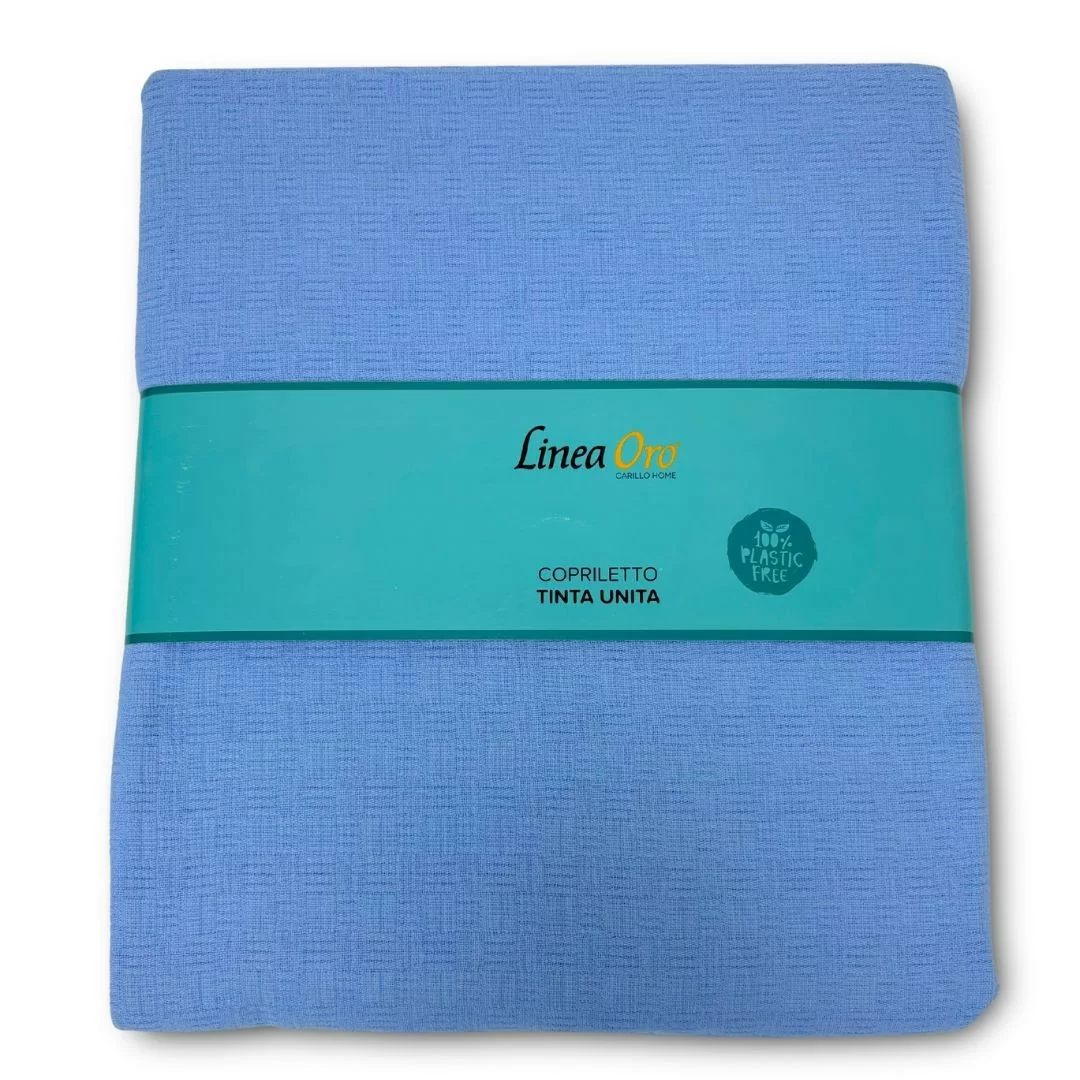 Copriletto Primaverile in Cotone Linea Oro art. Leida