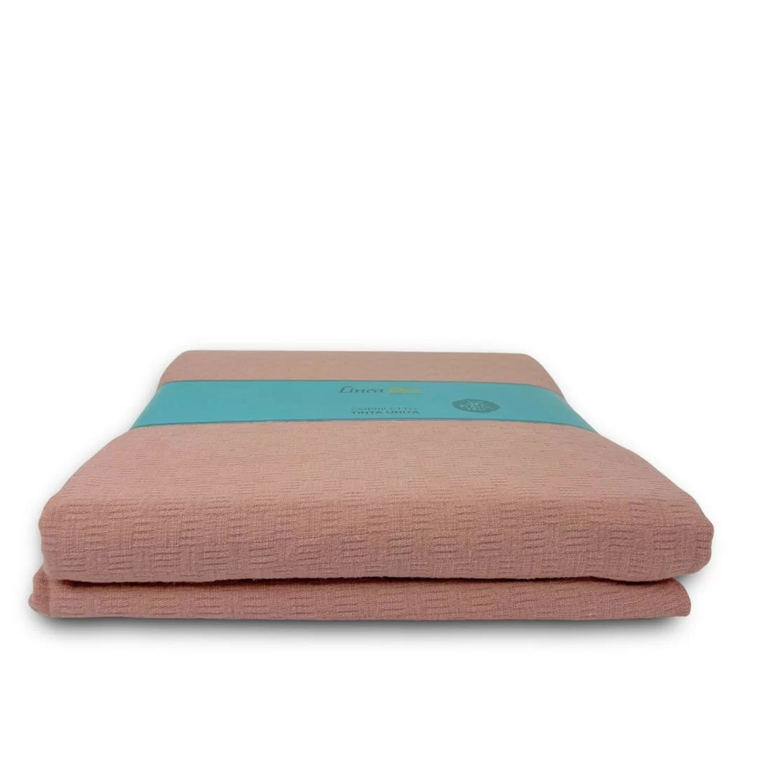 Copriletto Primaverile in Cotone Linea Oro art....