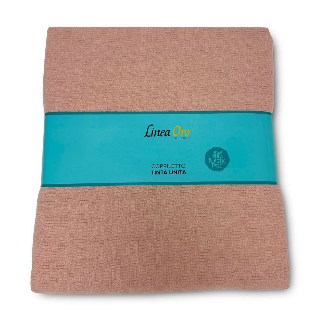 Copriletto Primaverile in Cotone Linea Oro art....