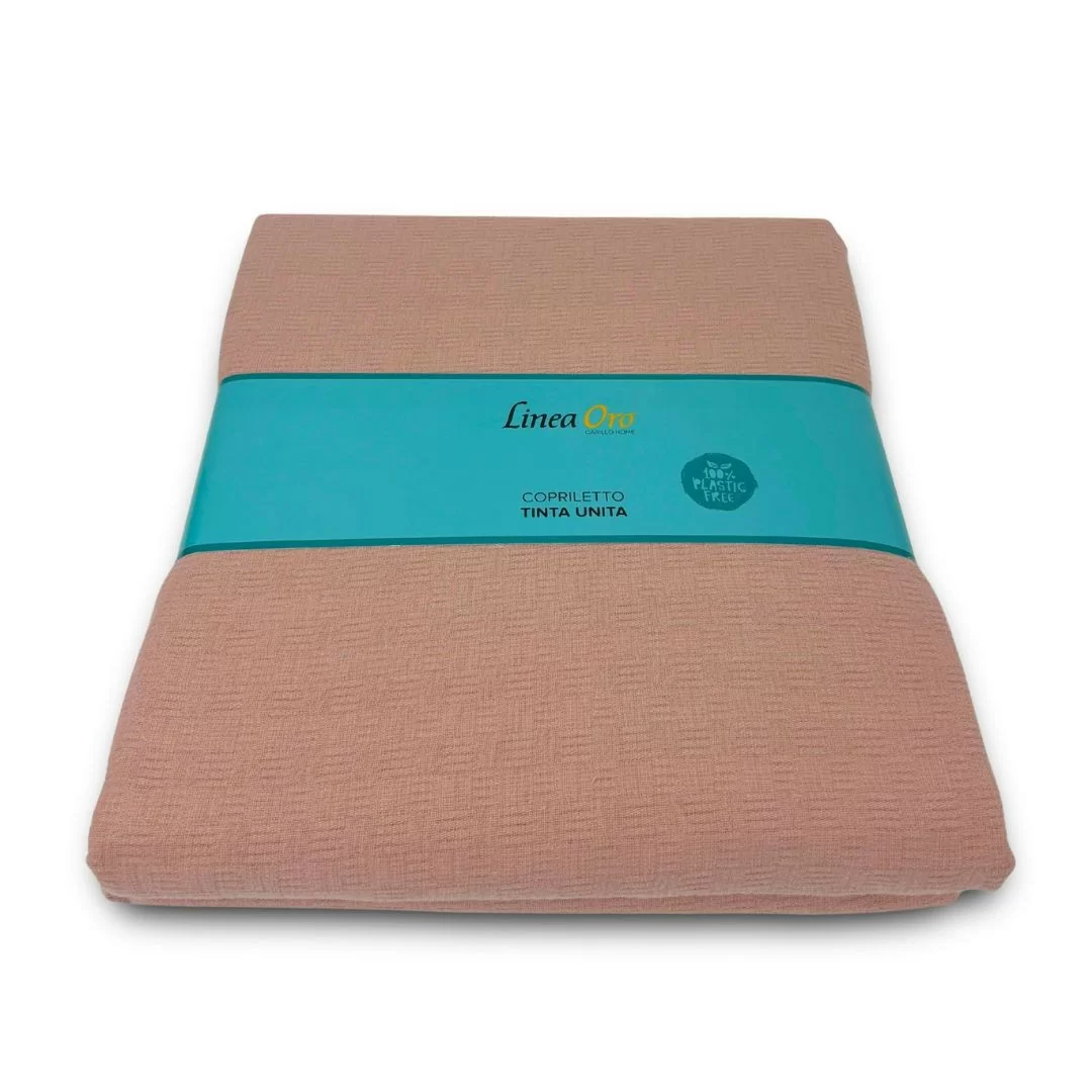 Copriletto Primaverile in Cotone Linea Oro art....