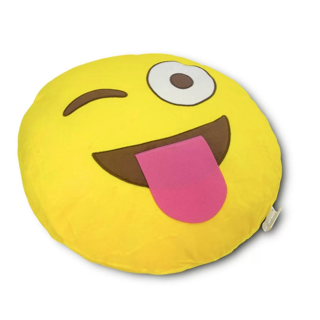 Cuscino Emoji Rotondo Preziosa Home art. Emoticon