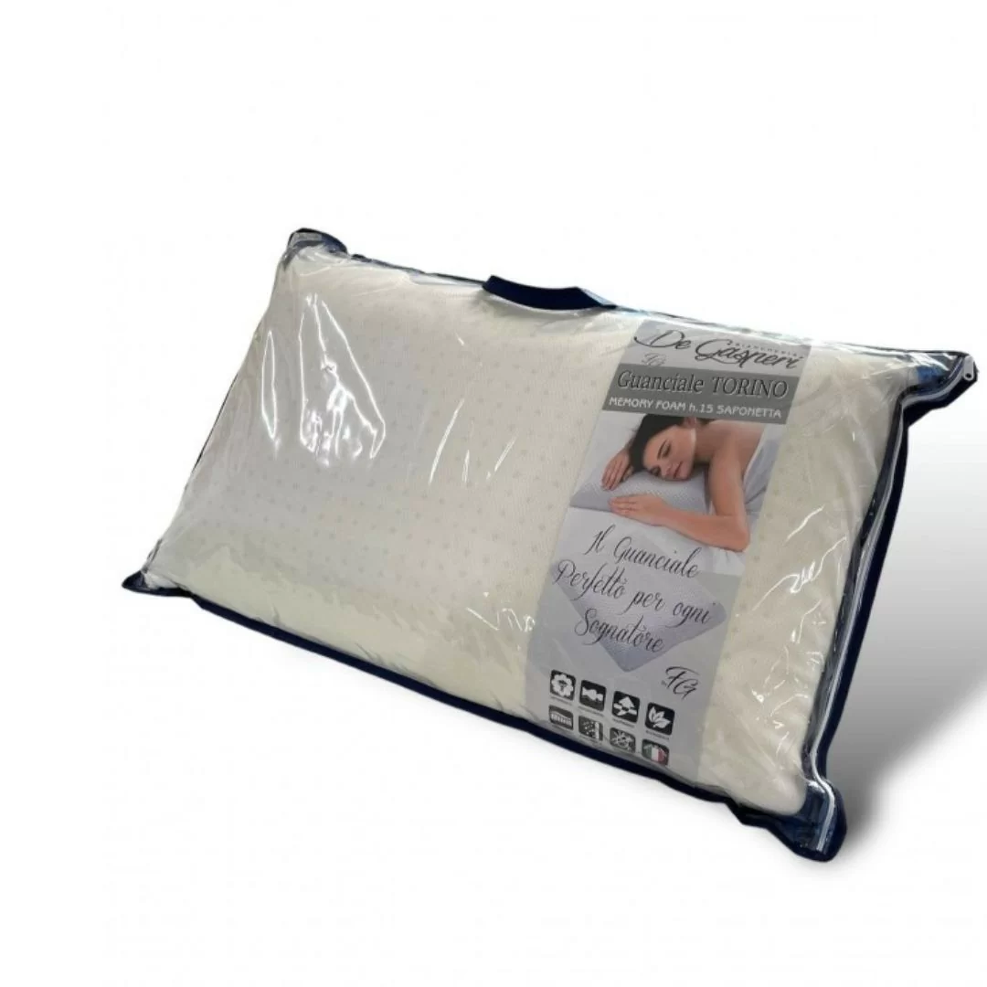 Guanciale Memory Foam De Gasperi art. Torino Altezza 15cm
