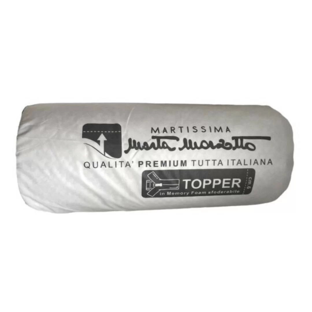 Topper Memory Matrimoniale Marta Marzotto art. H6 Antistress