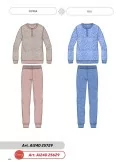 Pigiama Donna Invernale Kissimo art. 24D25729 Punto Milano