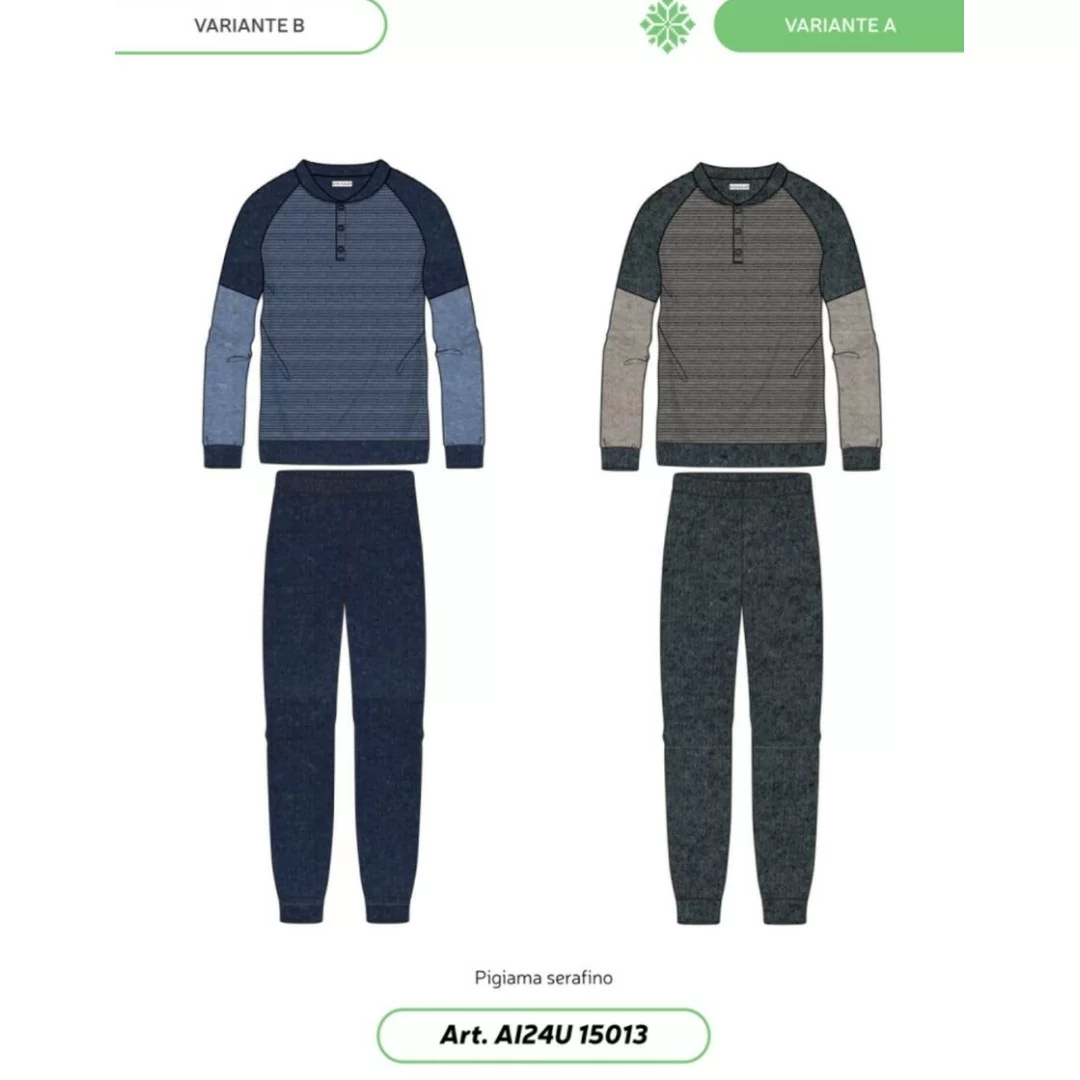 Pigiama Uomo Invernale Kissimo art. 24U15013...