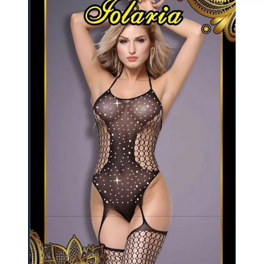Body Sexy Trasparente Collant a Rete art. JT6043BD