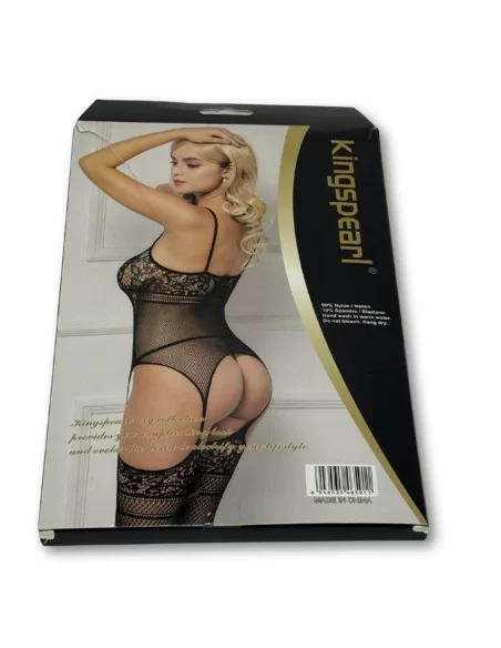 Body Trasparente Nero art. JT6591B