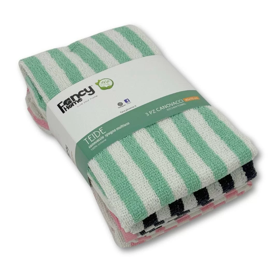 Canovacci Cucina Fancy Home art. Teide Tris Spugna 2