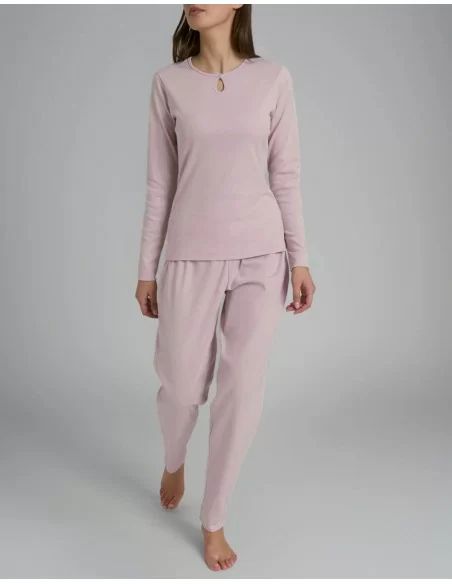 Pigiama Donna Invernale Ragno art. DR94NU Scollo a goccia