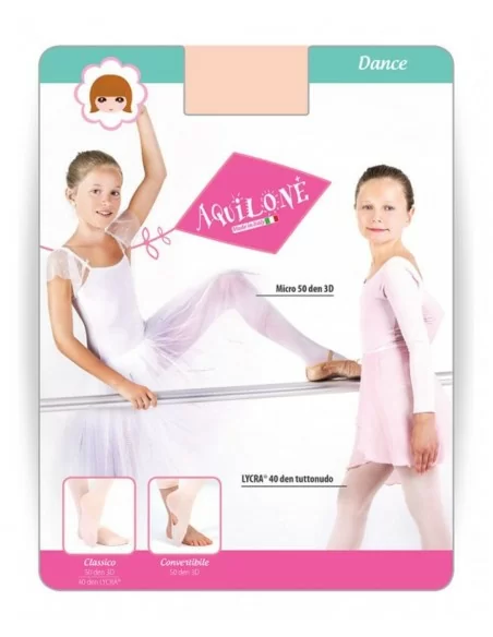 Collant Bambina Aquilone art. Dance Micro 60 Classico