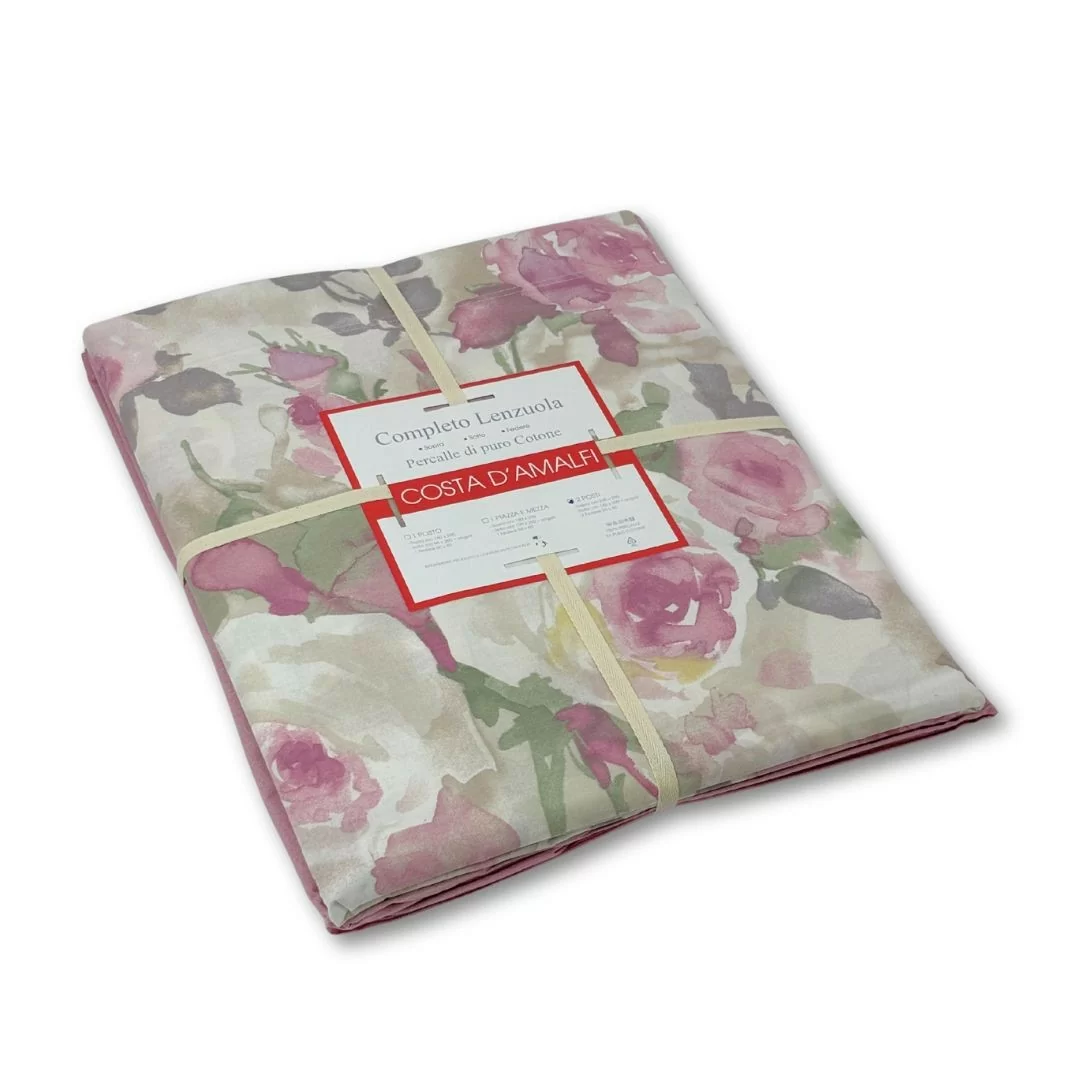 Completo Letto Matrimoniale art. Costa D'Amalfi Percalle 2