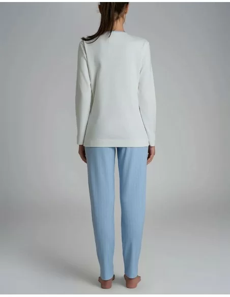 Pigiama Donna Invernale Ragno art. DR56N1 Scollo a Goccia