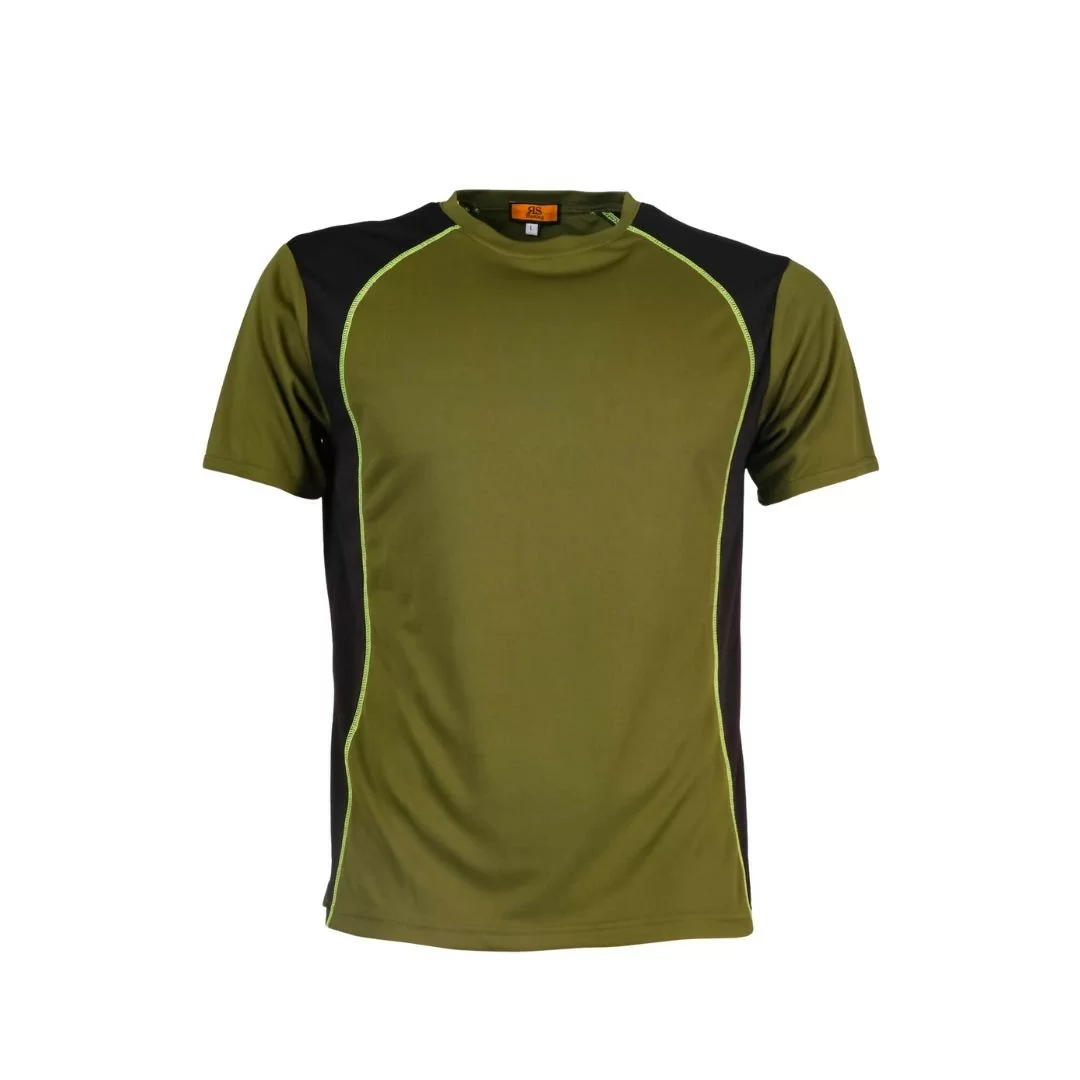 T Shirt Alta Visibilità Rs Hunting art. C/1 Giallo Fluo