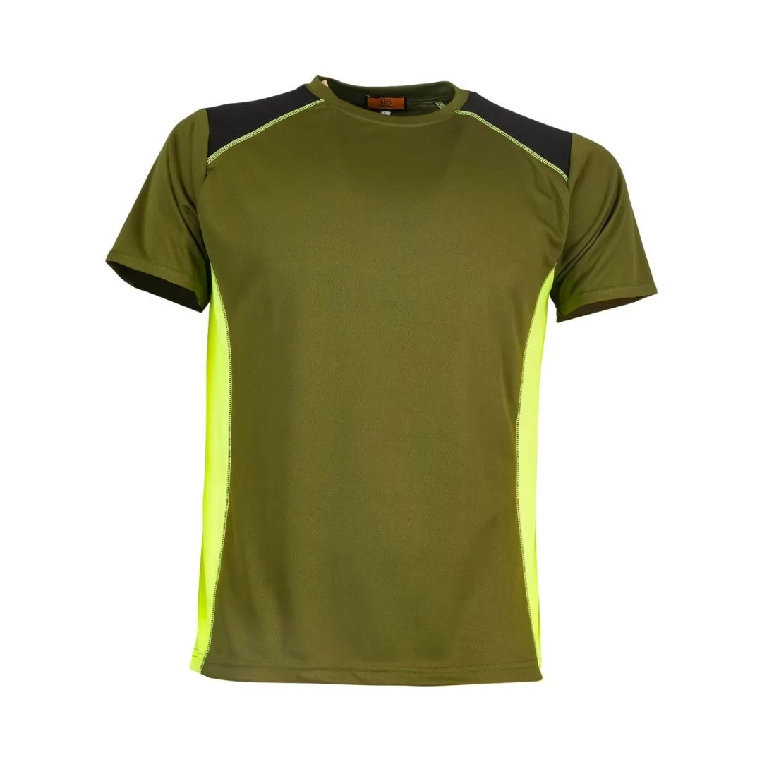 T Shirt Alta Visibilità Rs Hunting art. A/2 Giallo Fluo