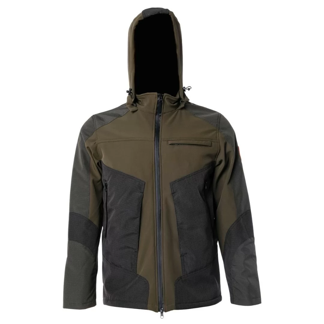 Giacca Softshell Caccia Rs Hunting art. LV153 Verde