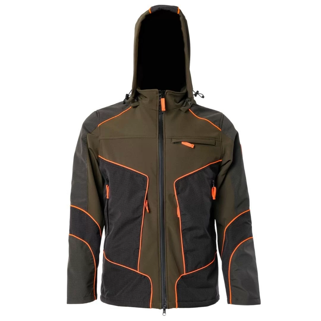 Giacca Softshell Caccia Rs Hunting art. LV153 Fluo