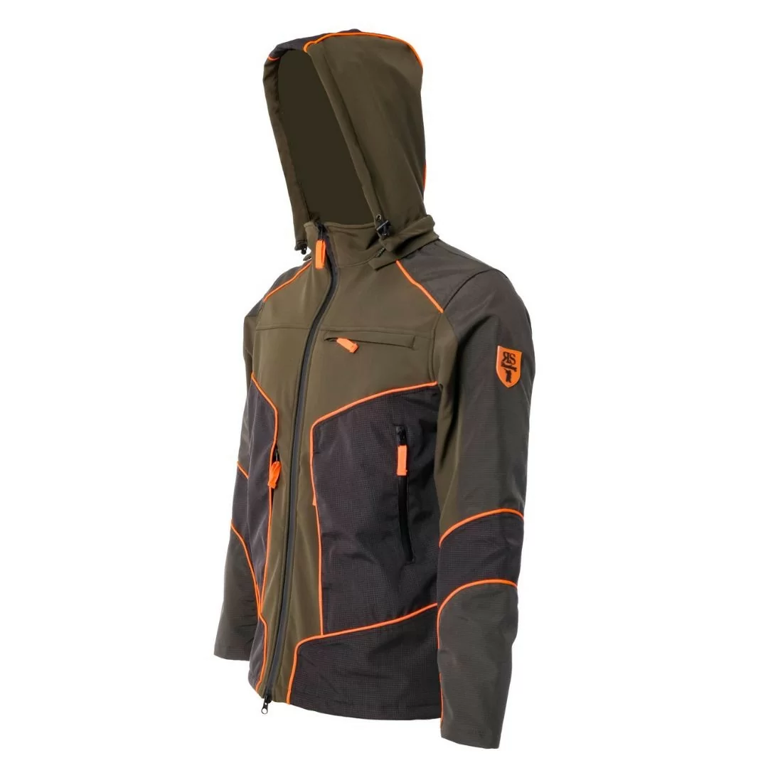 Giacca Softshell Caccia Rs Hunting art. LV153 Fluo
