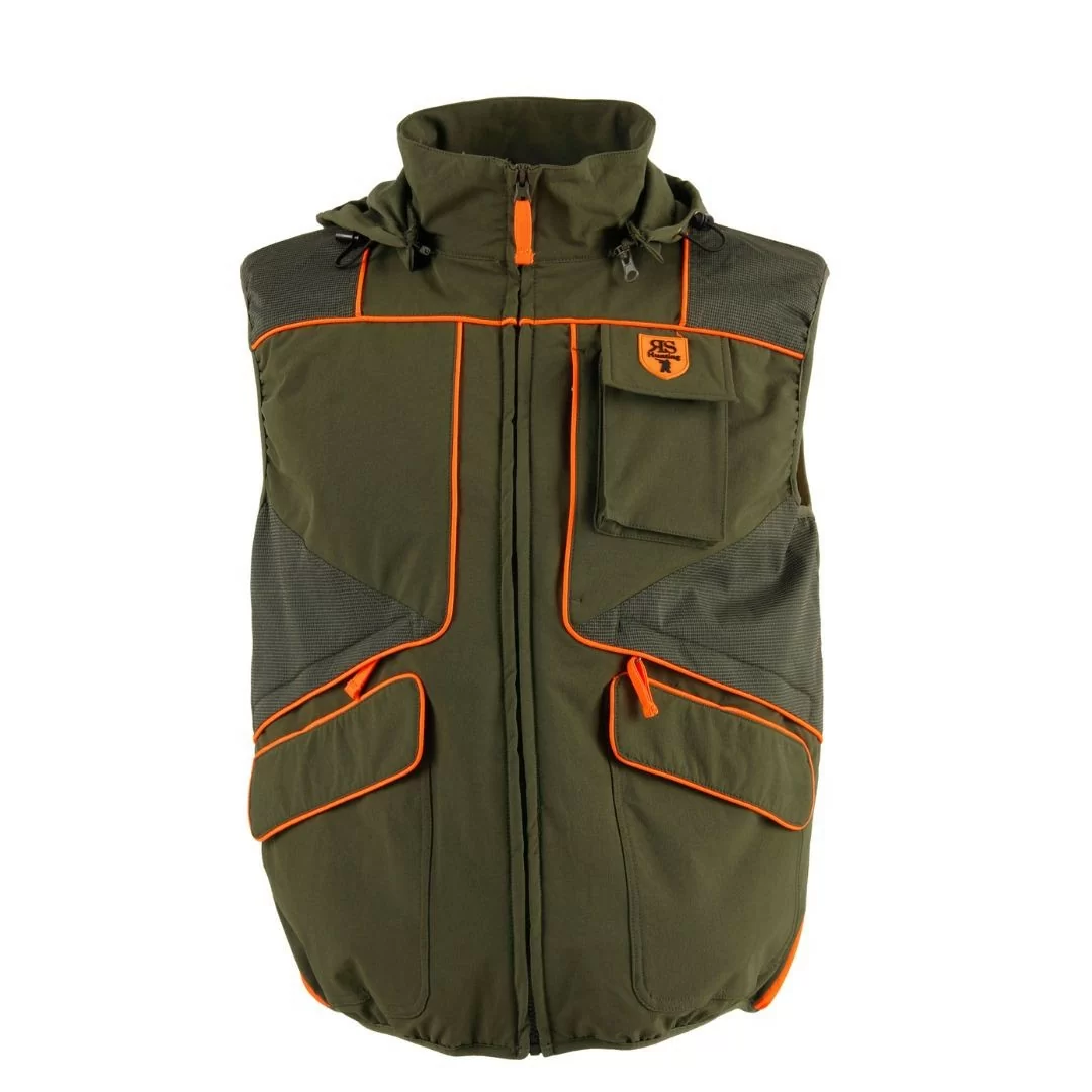Gilet Caccia Pile Rs Hunting art. LV600 Arancio Fluo