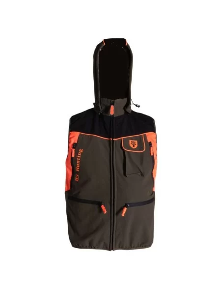 Gilet Caccia Antistrappo Rs Hunting art. LV602 Arancio Fluo