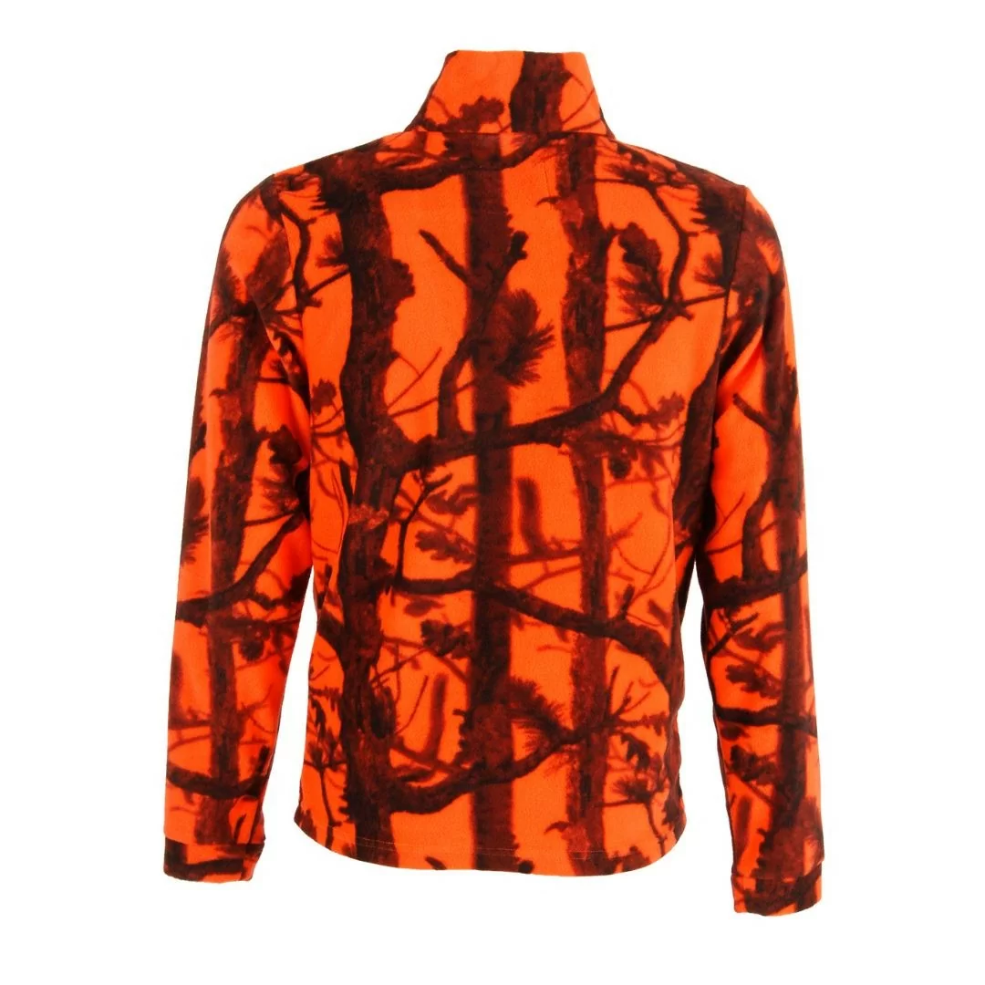 Felpa Pile Leggero Rs Hunting art. J640 Arancio Bosco 2