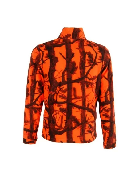 Felpa Pile Leggero Rs Hunting art. J640 Arancio Bosco