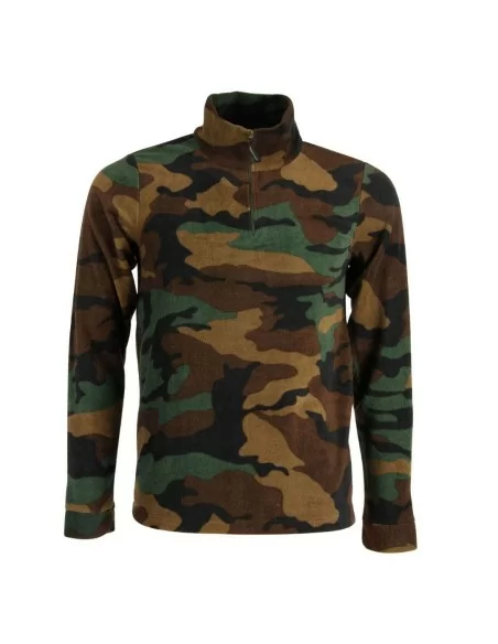 Felpa Pile Leggero Rs Hunting art. J640 Mimetico