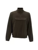 Felpa Pile Pesante Tasca Marsupio Rs Hunting art. J641 Verde
