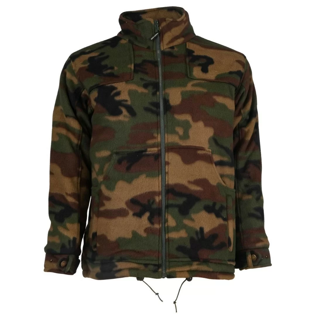 Felpa Pile con Zip Al Collo Rs Hunting art. J653 Mimetico