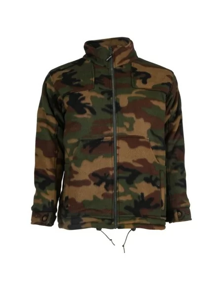 Felpa Pile con Zip Al Collo Rs Hunting art. J653 Mimetico