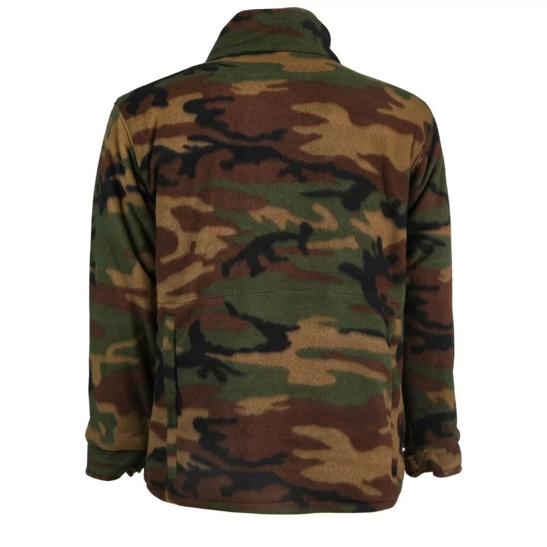 Felpa Pile con Zip Al Collo Rs Hunting art. J653 Mimetico 2