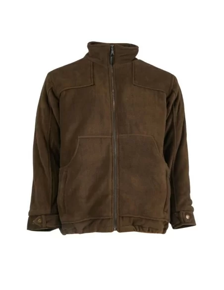 Felpa Pile con Zip Al Collo Rs Hunting art. J653 Verde