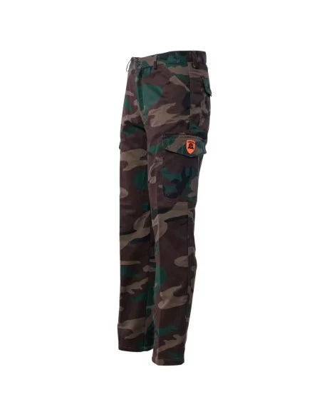 Pantalone Multitasche Flanella Rs Hunting art. T-90 Mimetico