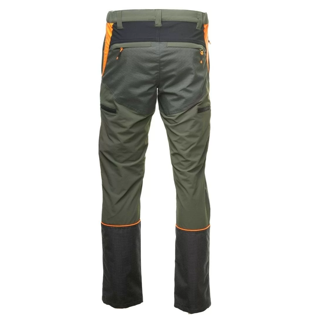 Pantalone Antistrappo Rs Hunting art. T-186 Arancio Fluo 2