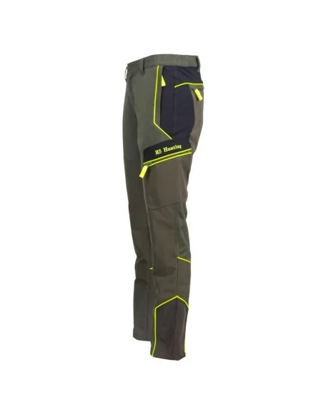 Pantalone Impermeabile Rs Hunting art. T-106 Giallo Fluo