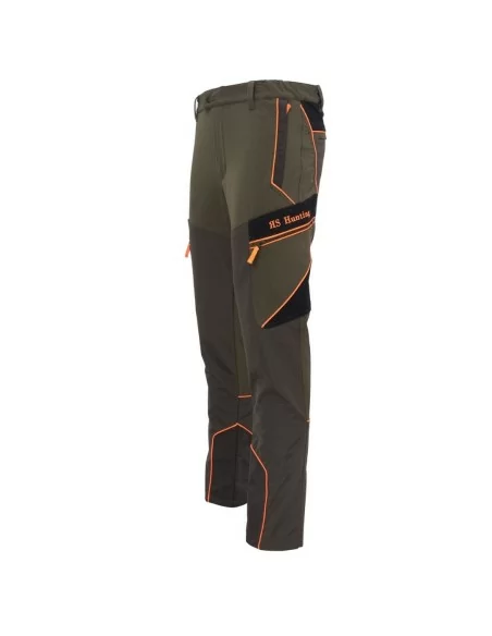Pantalone Tecnico Caccia Rs Hunting art. T-160 Arancio Fluo