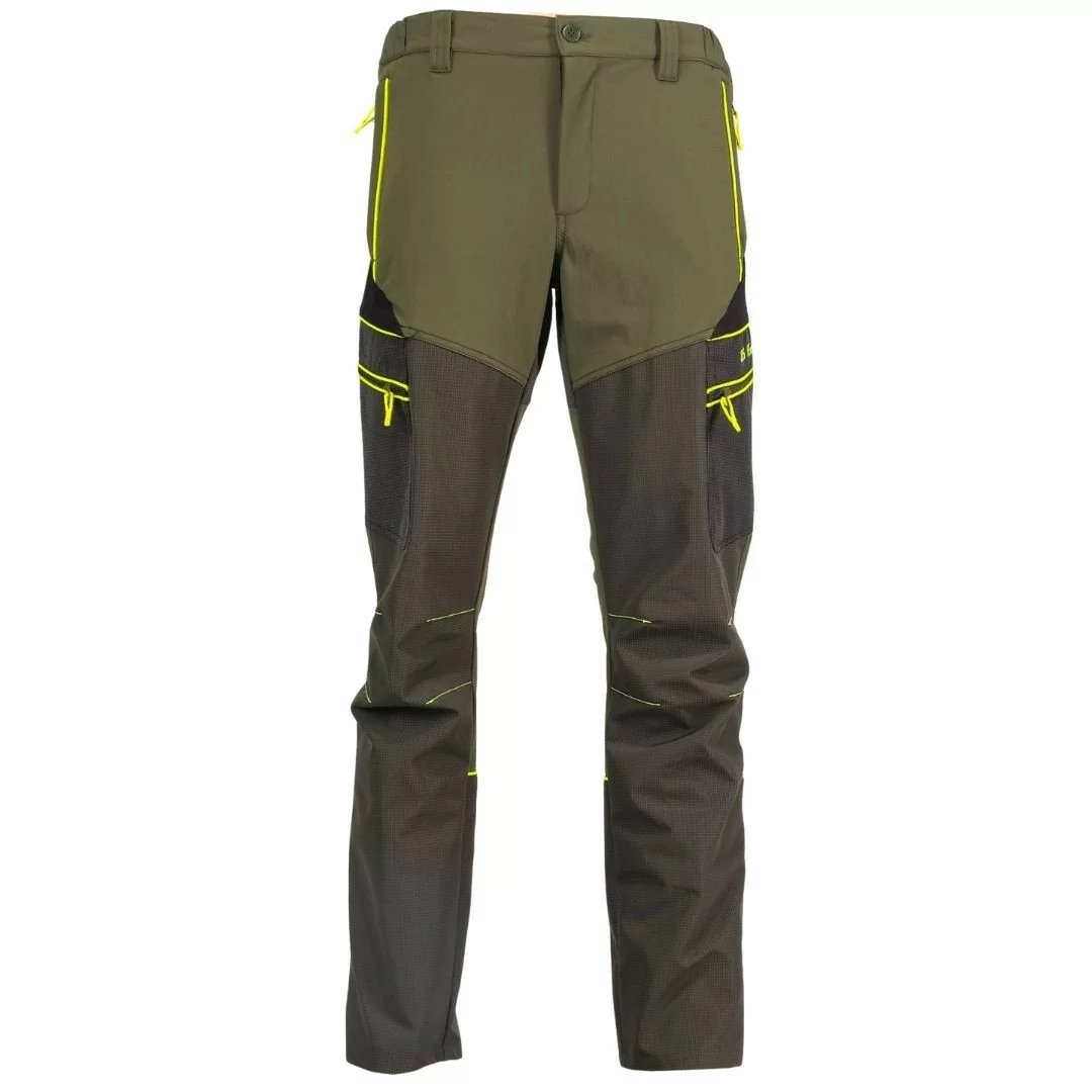 Pantalone Caccia Elastico Rs Hunting art. T-150 Giallo Fluo