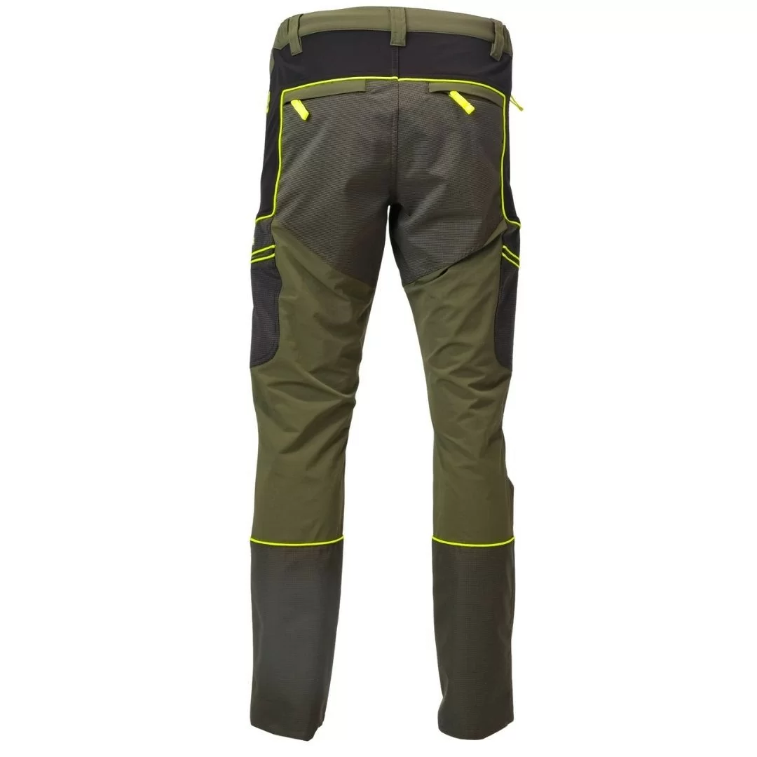 Pantalone Caccia Elastico Rs Hunting art. T-150 Giallo Fluo 2
